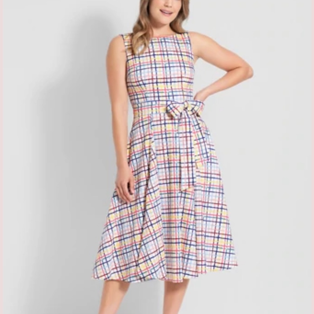 Collectif x ModCloth watercolor dress NWT